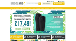 Desktop Screenshot of county-golf.co.uk